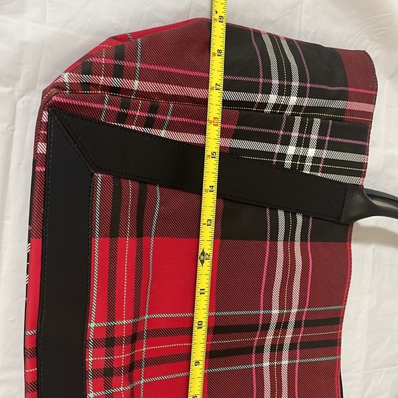 Victoria Secret plaid and botanical hand bag - Picture 12 of 13